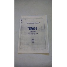 INSTRUCTION MANUAL BSA 300 WATT CHARGING SET 15179